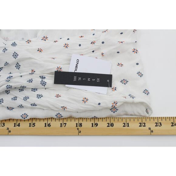 NWT O'Neill peplum paisley print blouse small boho chic bohemian cottagecore - Picture 6 of 6